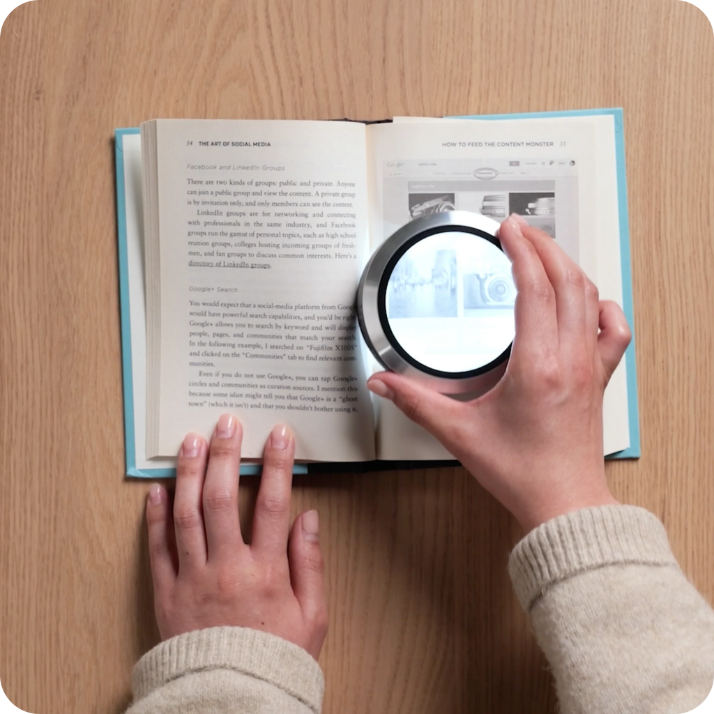 ReadMate LED Desktop Magnifier