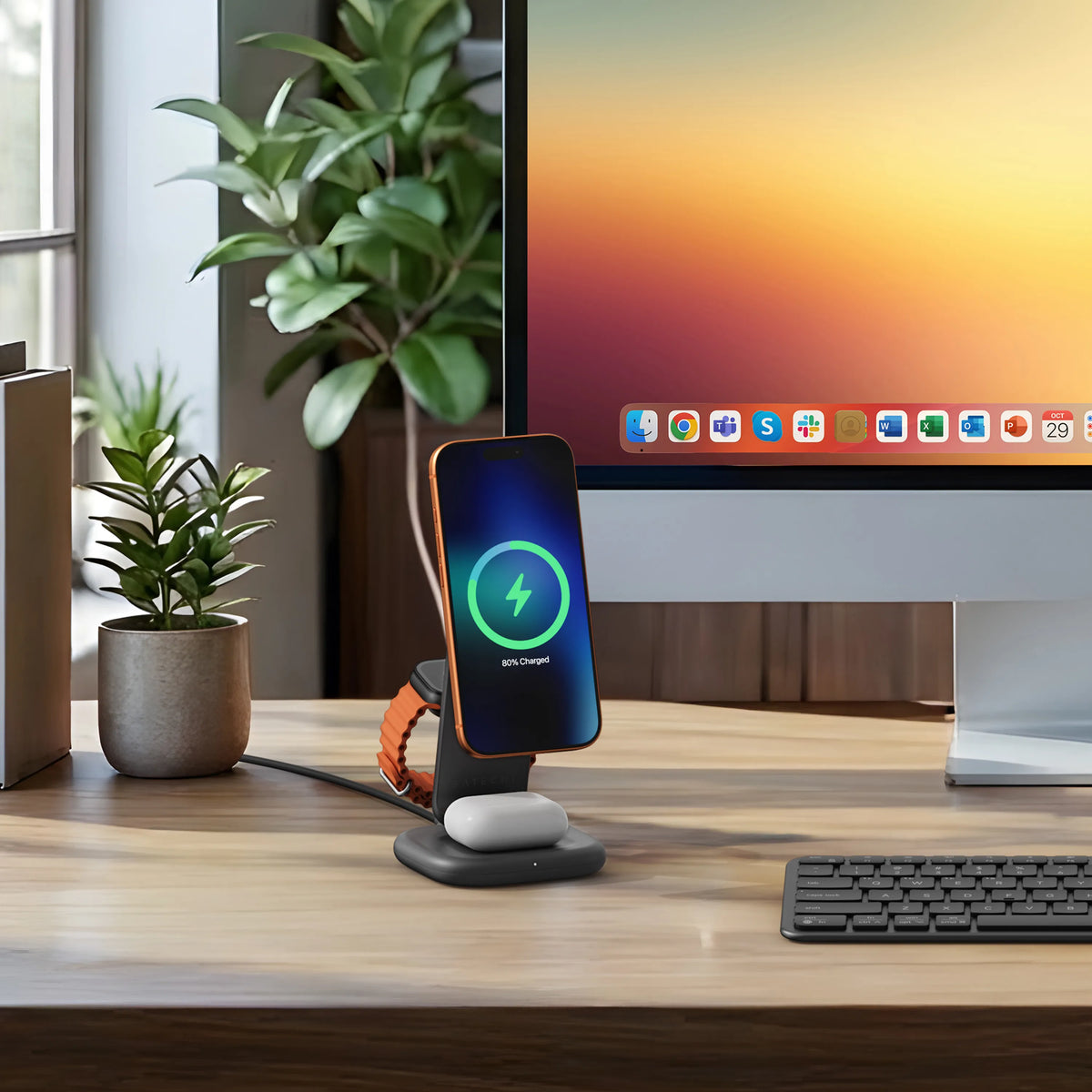 3-in-1 Foldable Wireless Charging Stand with Qi2 25W