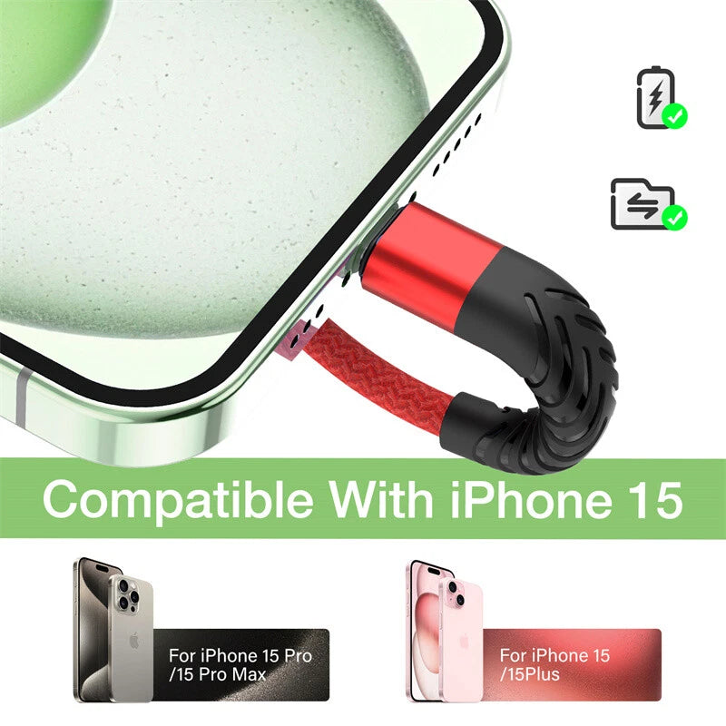 Type C USB C Fast Charging Charger Cable Cord For iPhone 15 16 Samsung S21 S20