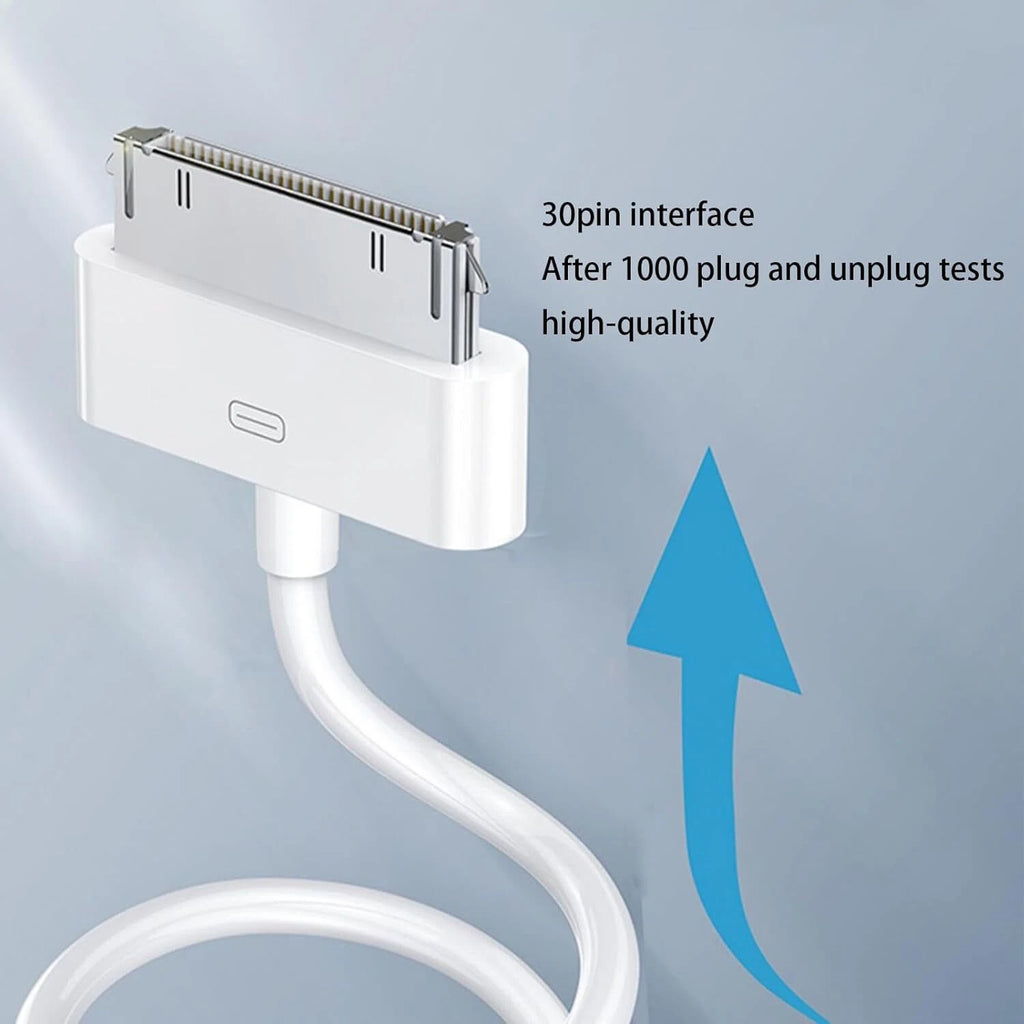 200PCS 3FT 30 pin USB Charging Data Cable Cord for iPad 1/2/3 iPod Nano 1-6 LOT
