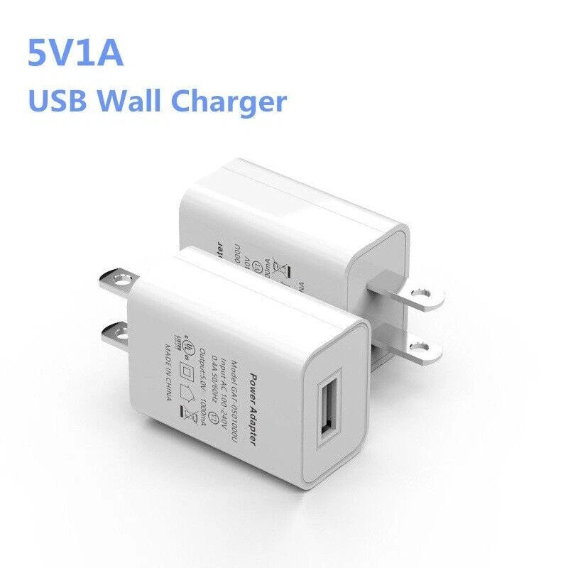 Universal 5V 1A US Plug USB AC Wall Charger Power Adapter For Smart Phone Lot