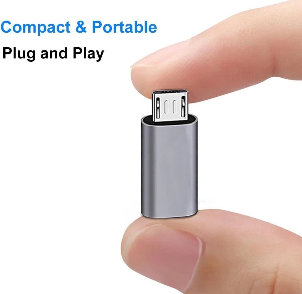 Type C Female to Micro USB Male Port Converter Charge Data Sync Adapter Lot