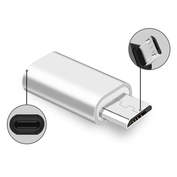 Type C Female to Micro USB Male Port Converter Charge Data Sync Adapter Lot