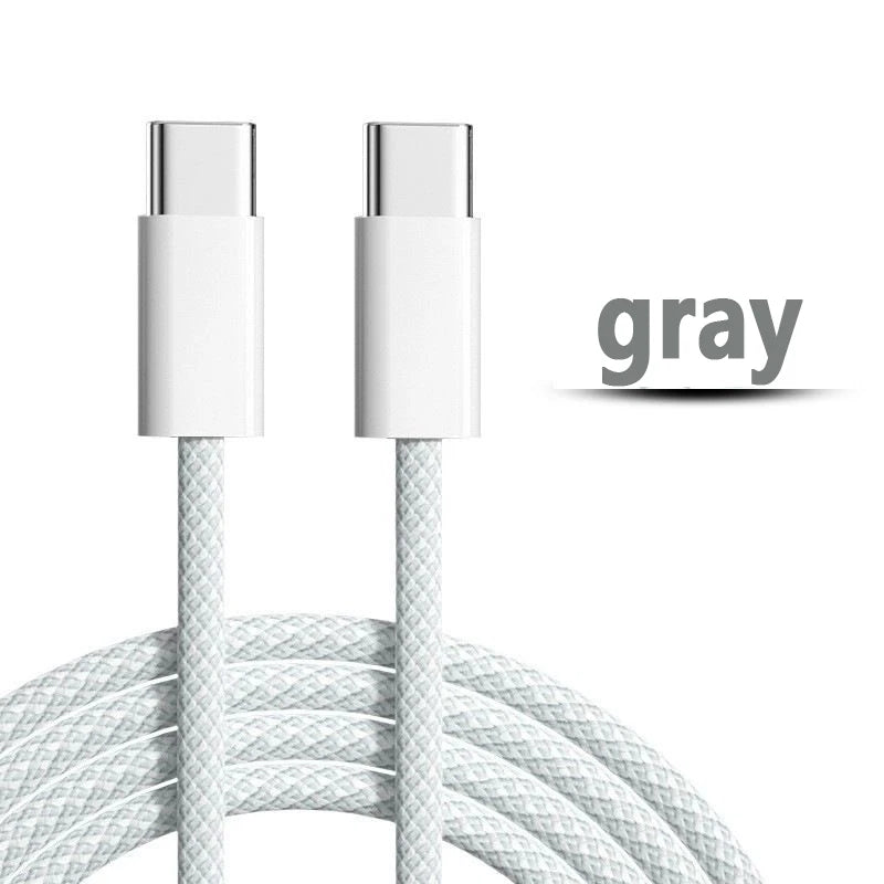 For iPhone 15 16 Pro Max USB-C to USB-C Cable Fast Charger lot Type C Charging