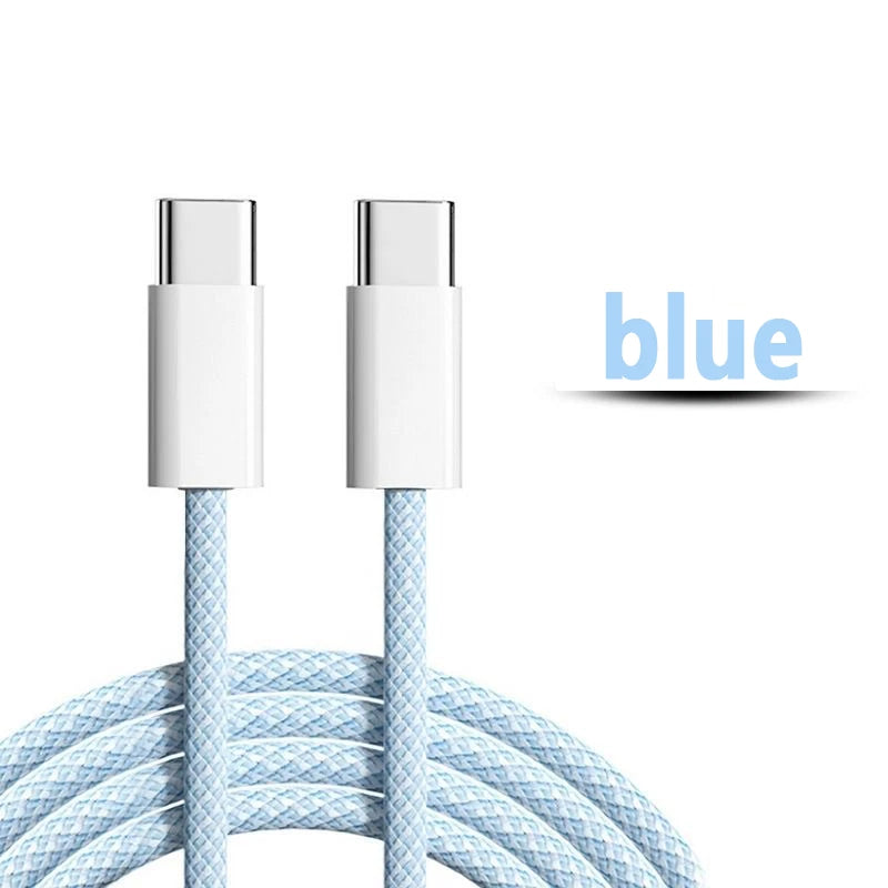 For iPhone 15 16 Pro Max USB-C to USB-C Cable Fast Charger lot Type C Charging