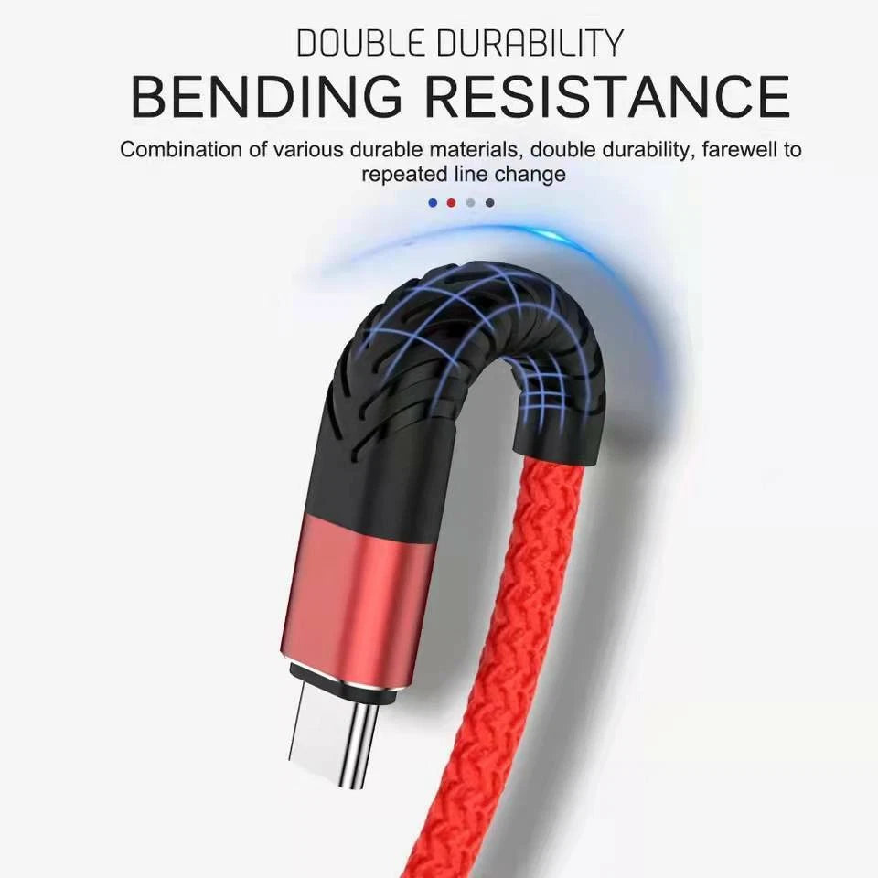 Braided USB C Type C Fast Charging Data Cable Cord for iPhone 16/15 Pro Max 15